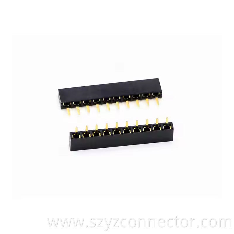 2.0mm Pitch Female Header Single Row Straight H4.3mm 12P-140P (1)